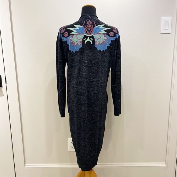 Zadig and Voltaire Lurex Butterfly Long Cardigan Sweater - Picture 4 of 13